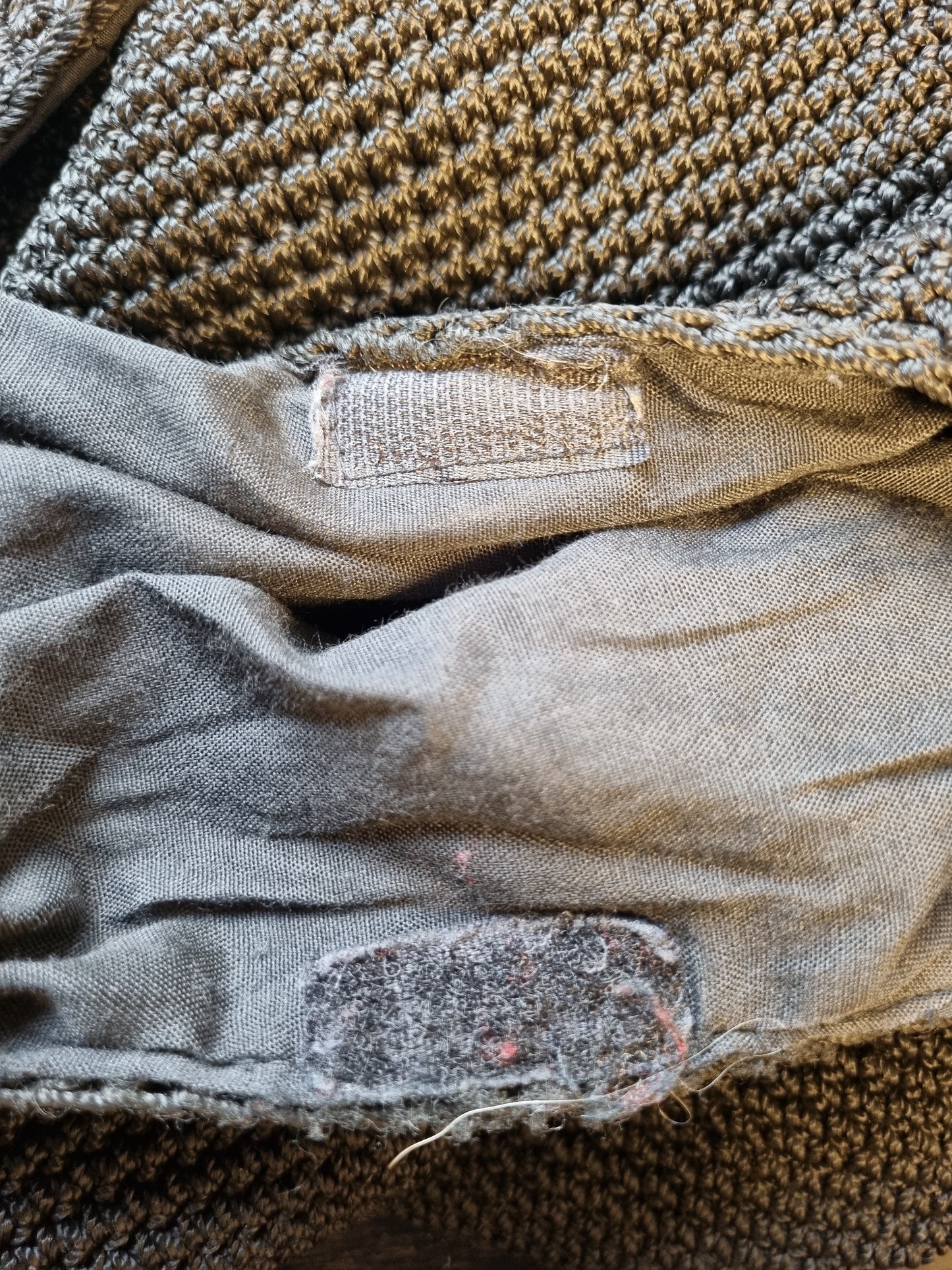Vintage heklet skulderveske