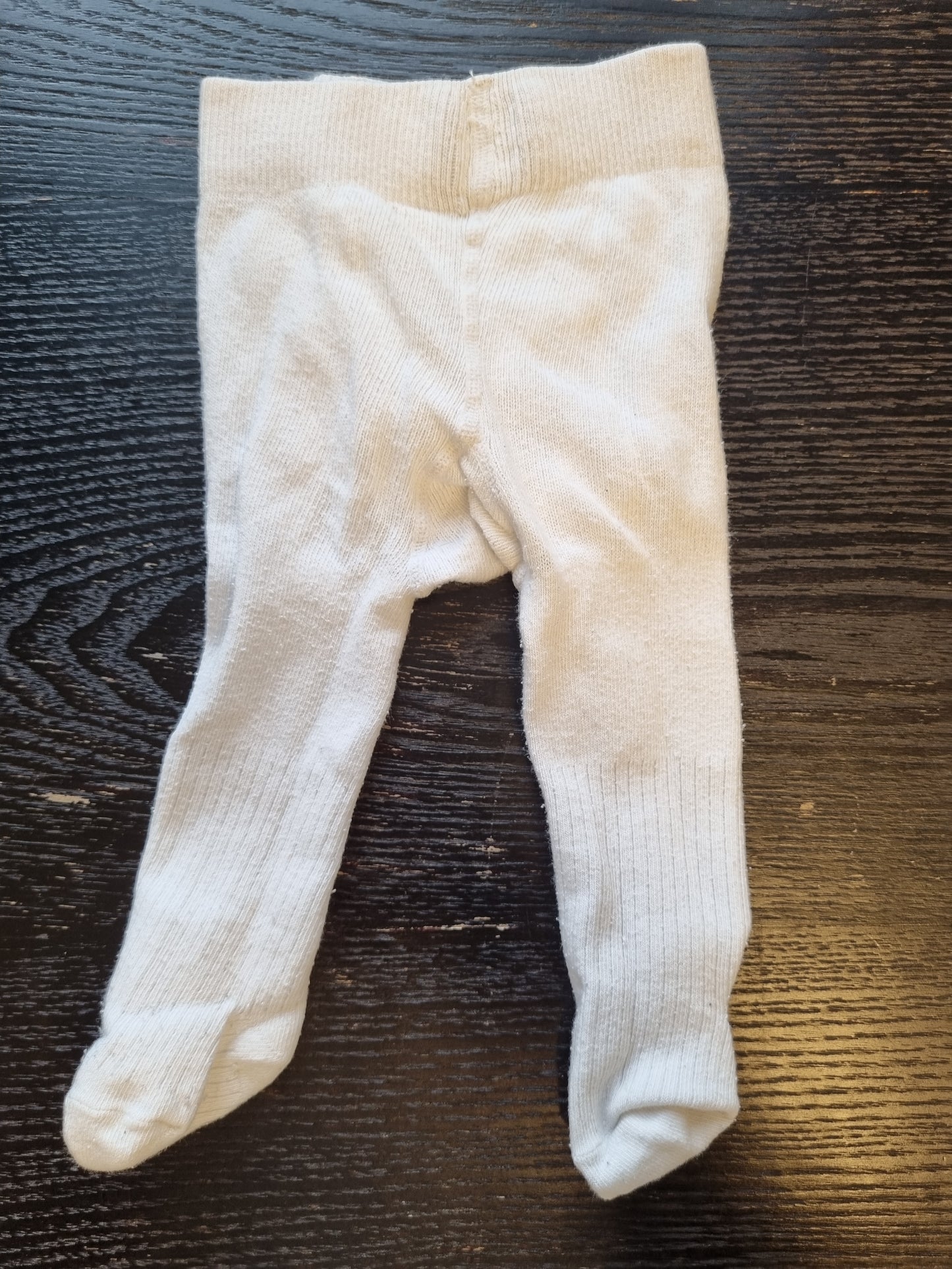 Newbie hvit strømpebukse - 50/56