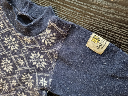 Janus blå ullbody - 56/62