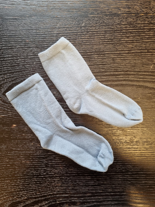 Sokker lyseblå