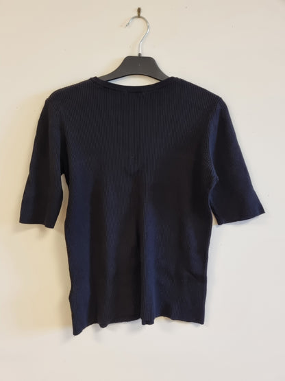 Ribbet t-skjorte - XL