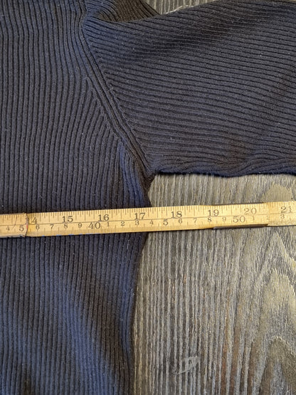 Ribbet t-skjorte - XL