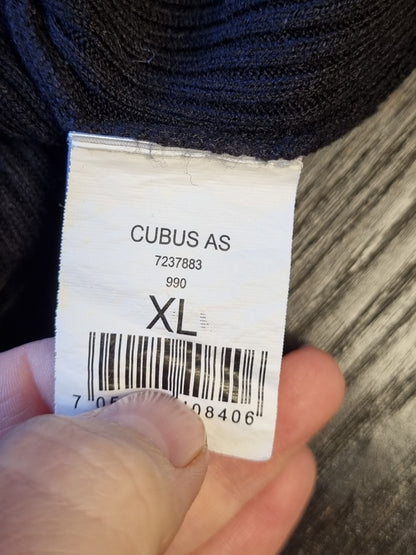 Ribbet t-skjorte - XL