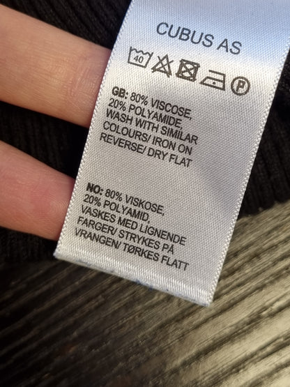 Ribbet t-skjorte - XL