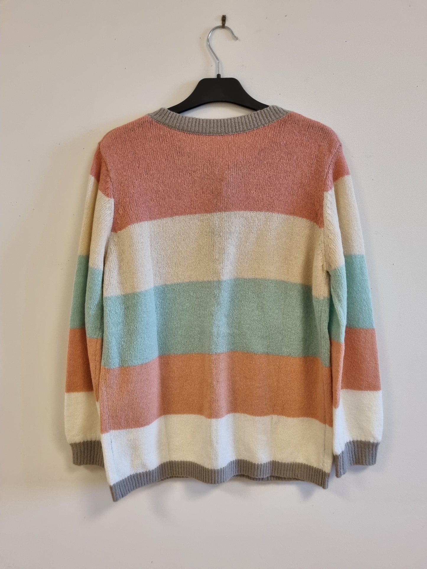 Stripet cardigan - XL