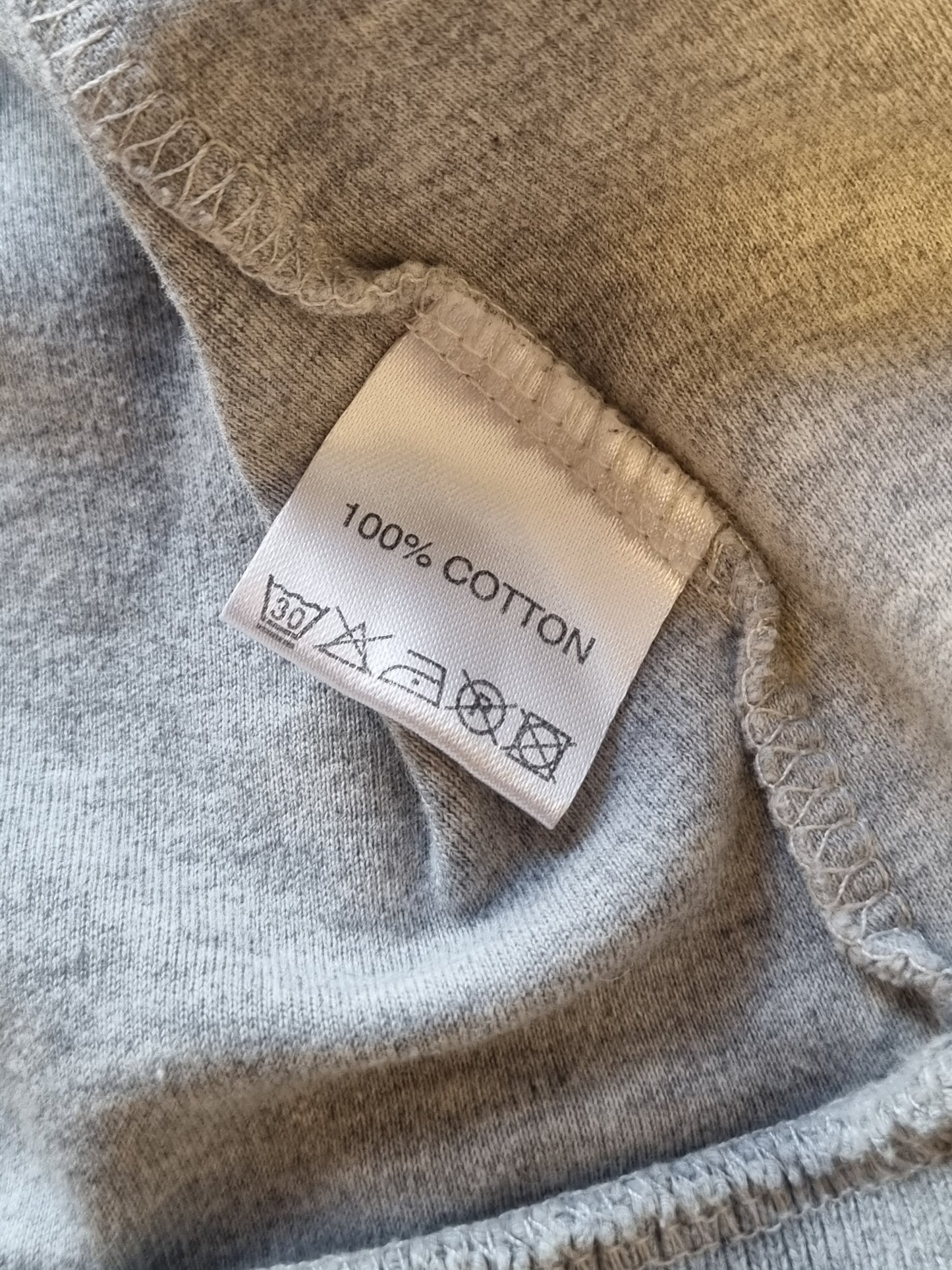 Grå zip-jakke - L