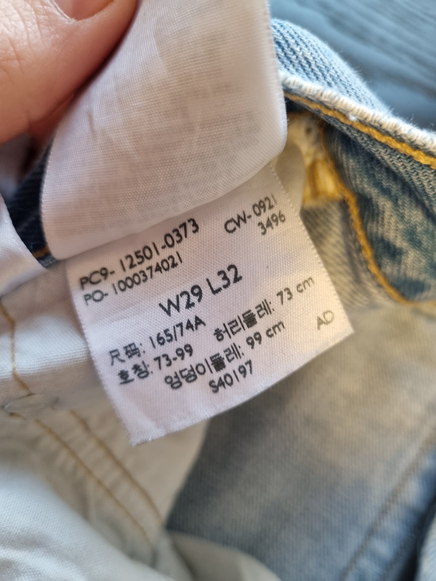 Levis 501 - W29/L32