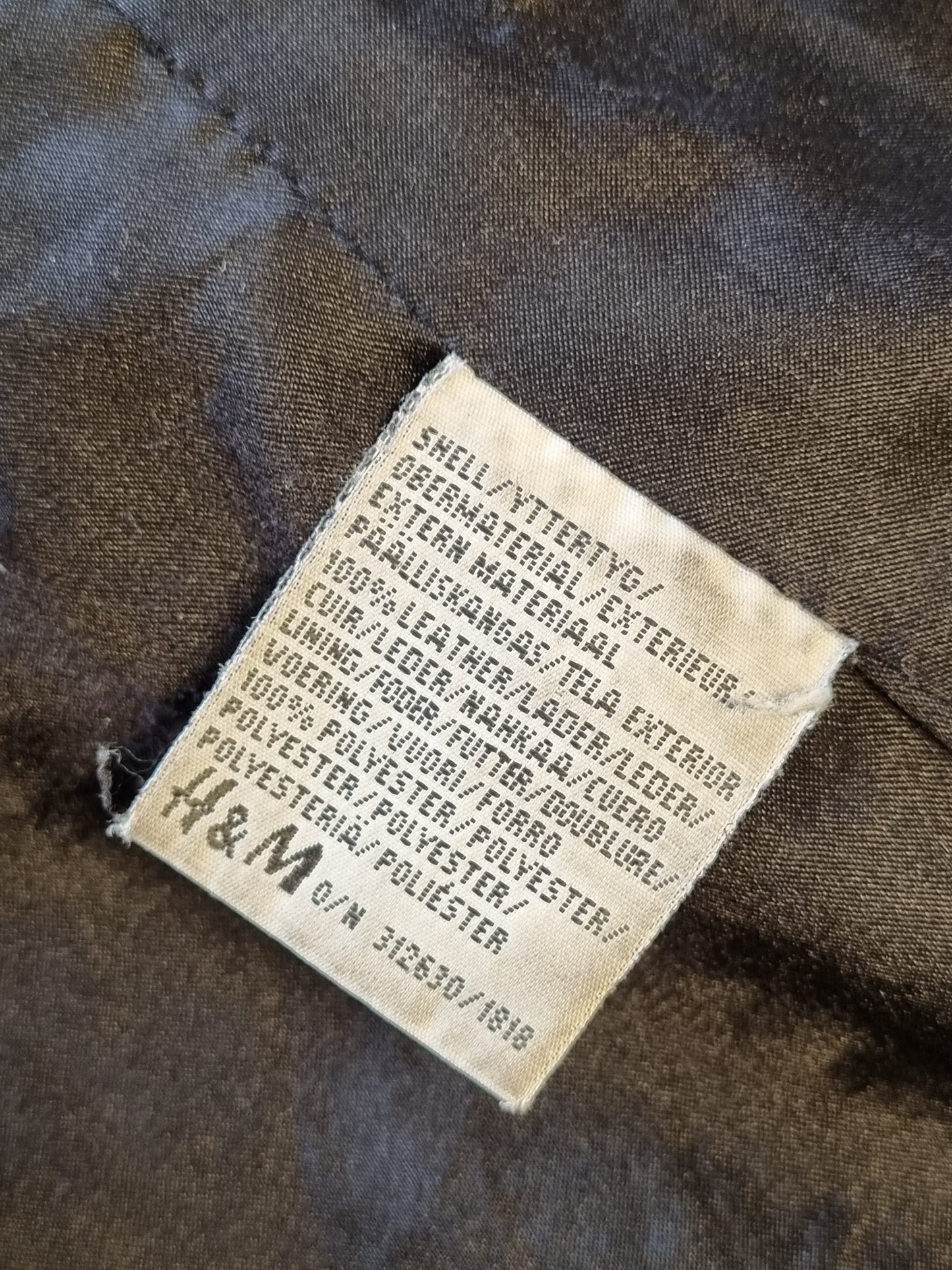 H&M Vintage skinnkåpe - M