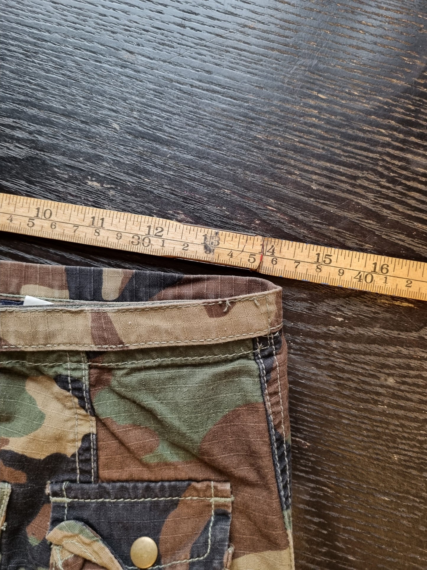Camo wrap skjørt - Y2K - M