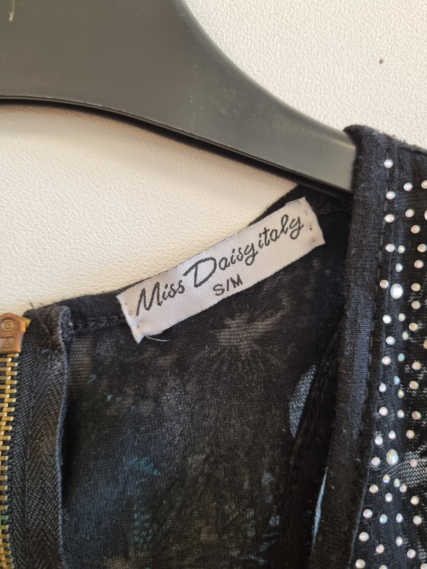 Singlet med strass - S/M