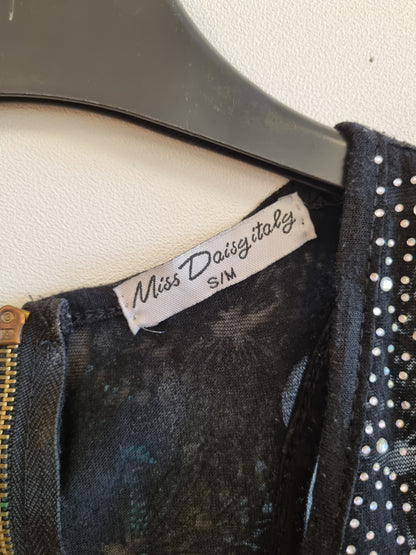 Singlet med strass - S/M