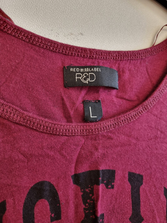 Red Label singlet - L