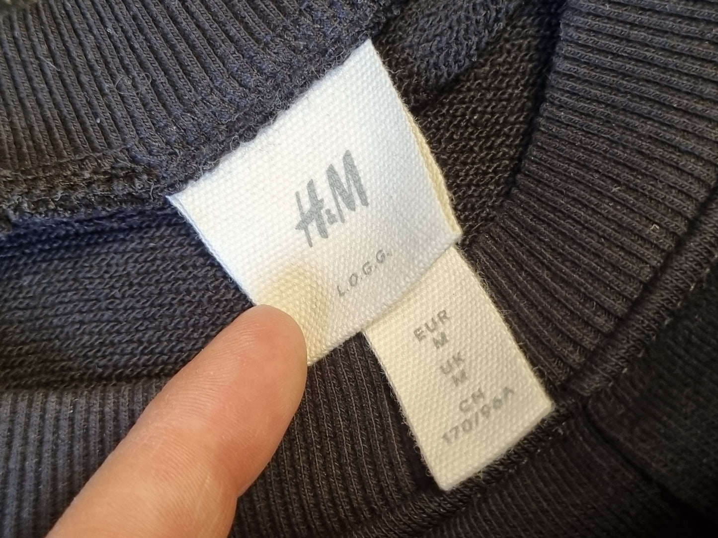 Lang oversized genser - M