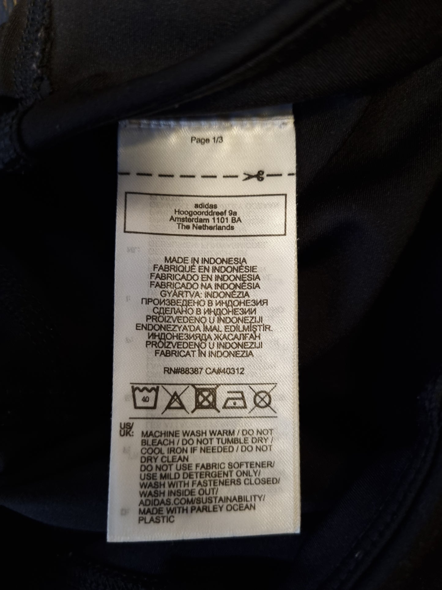 Adidas treningstights - S