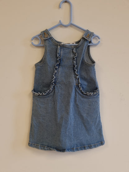 Denim kjole - 98/104