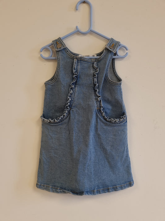 Denim kjole - 98/104