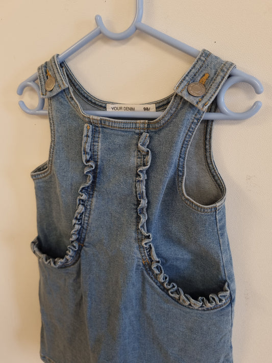 Denim kjole - 98/104