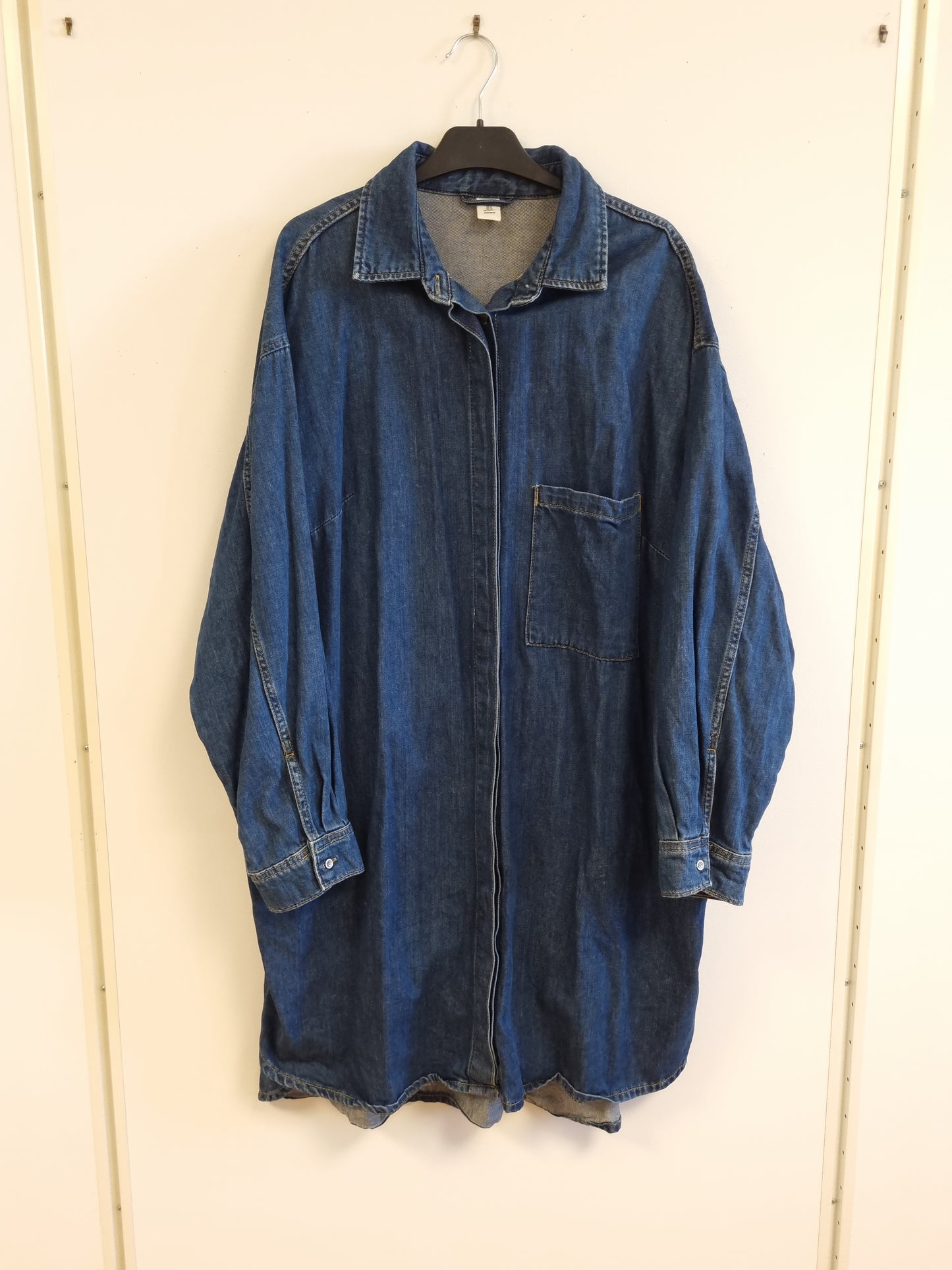 Denim skjortekjole - XL