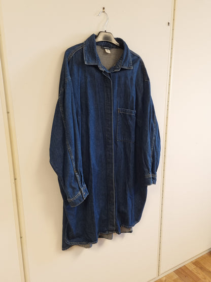 Denim skjortekjole - XL