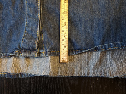 Denim skjortekjole - XL