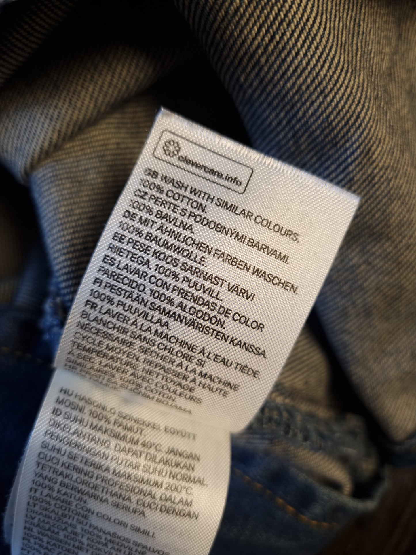 Denim skjortekjole - XL