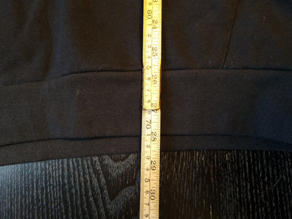 Svart hoodie - L