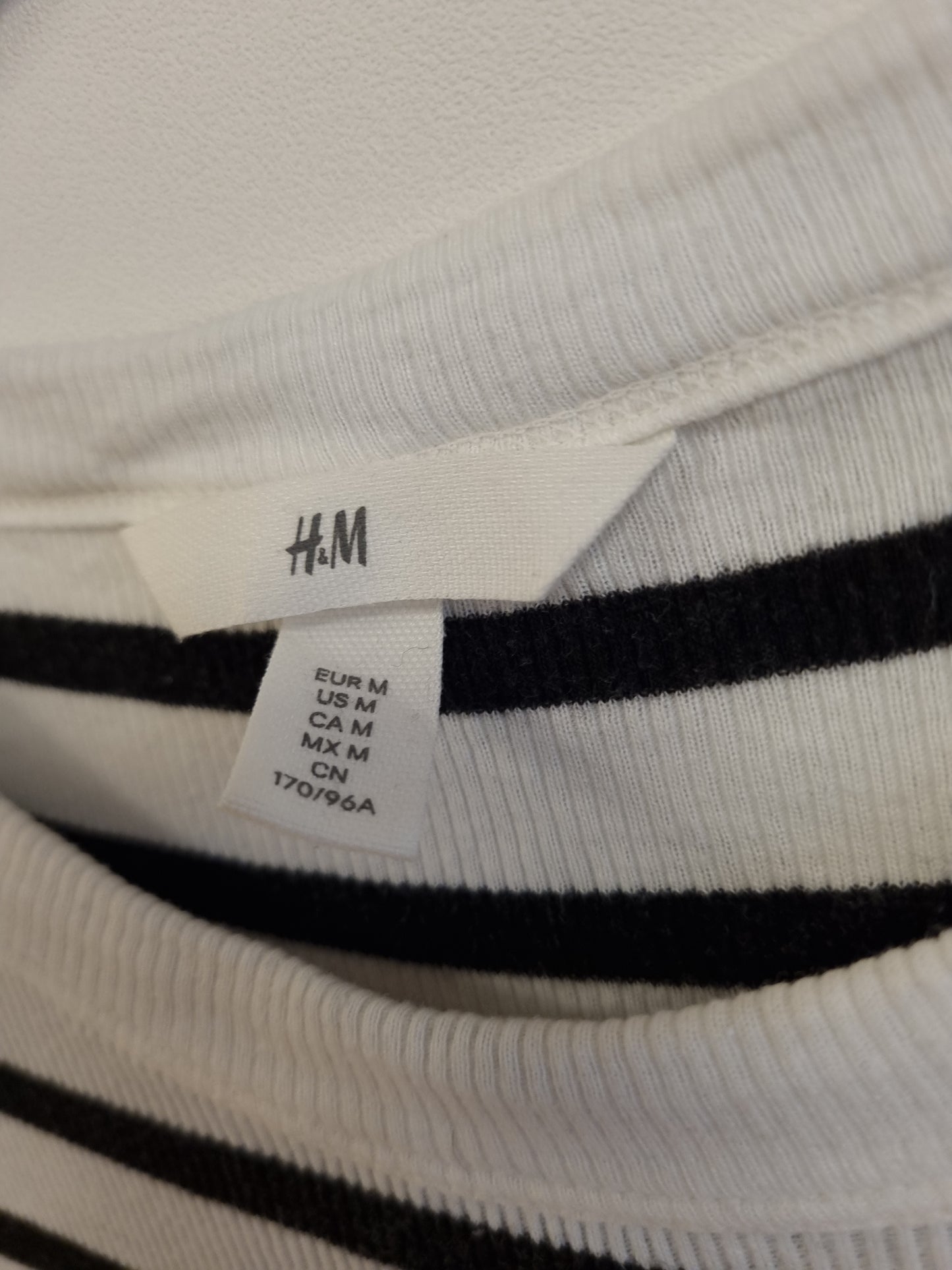 H&M Stripet kjole - M