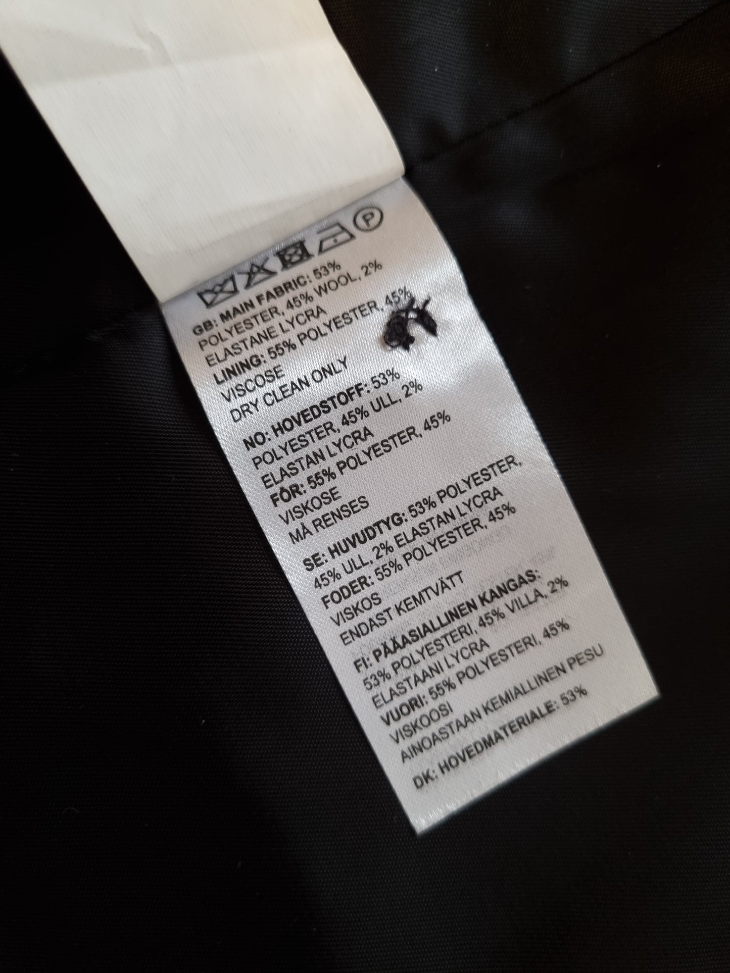 3-delt Dressmann dress (S-31/30)