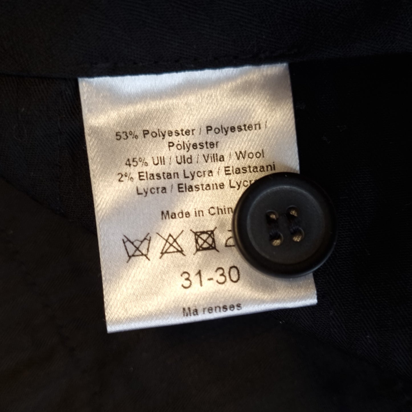 3-delt Dressmann dress (S-31/30)