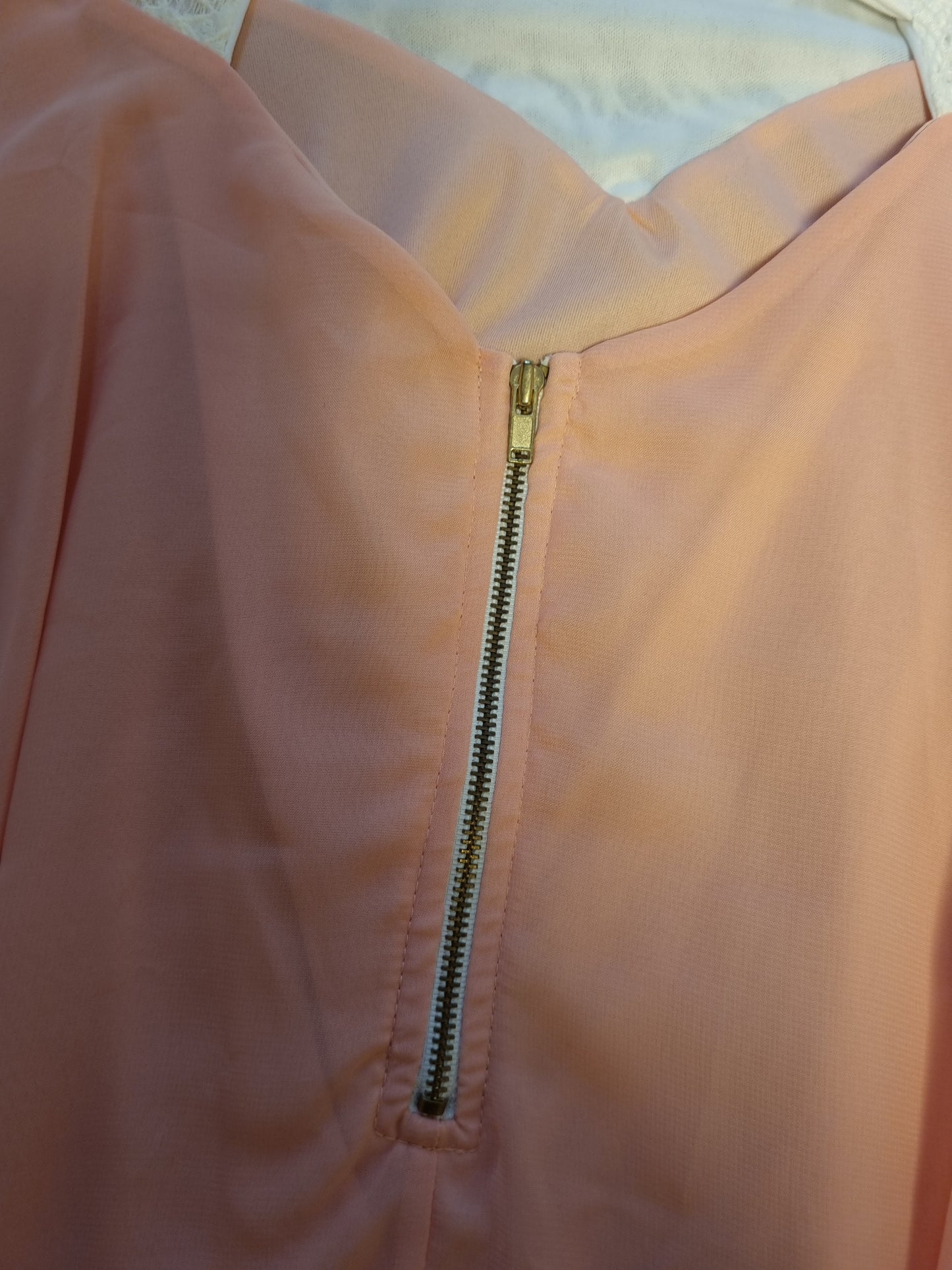 Stroppeløs kjole i vintage stil - M