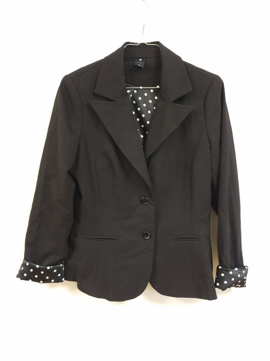 Blazer med polkadot-detaljer - M