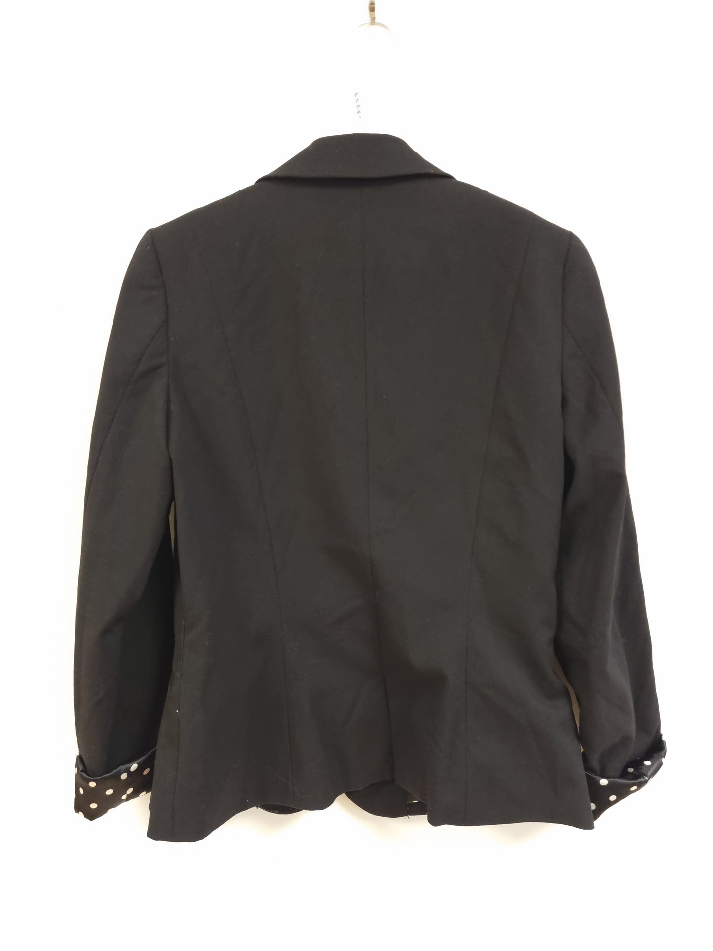 Blazer med polkadot-detaljer - M