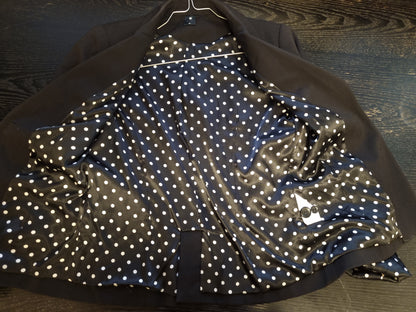 Blazer med polkadot-detaljer - M