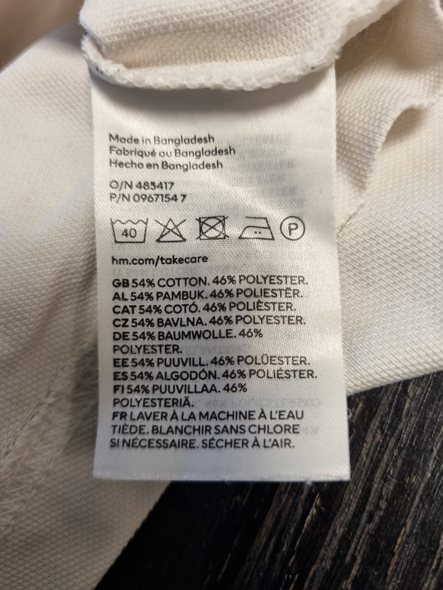 H&M polo skjorte - M