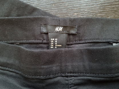 H&M Svart bukse - L