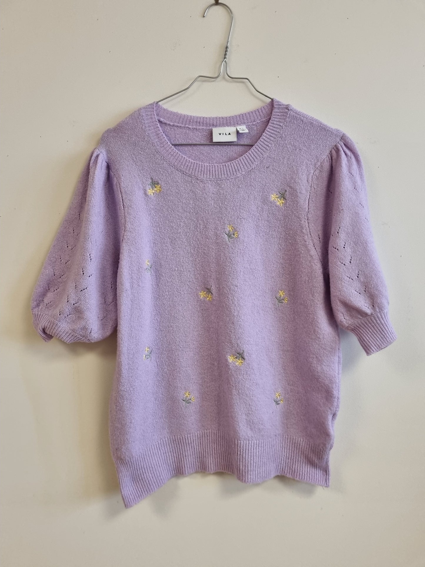 VILA strikket topp - S