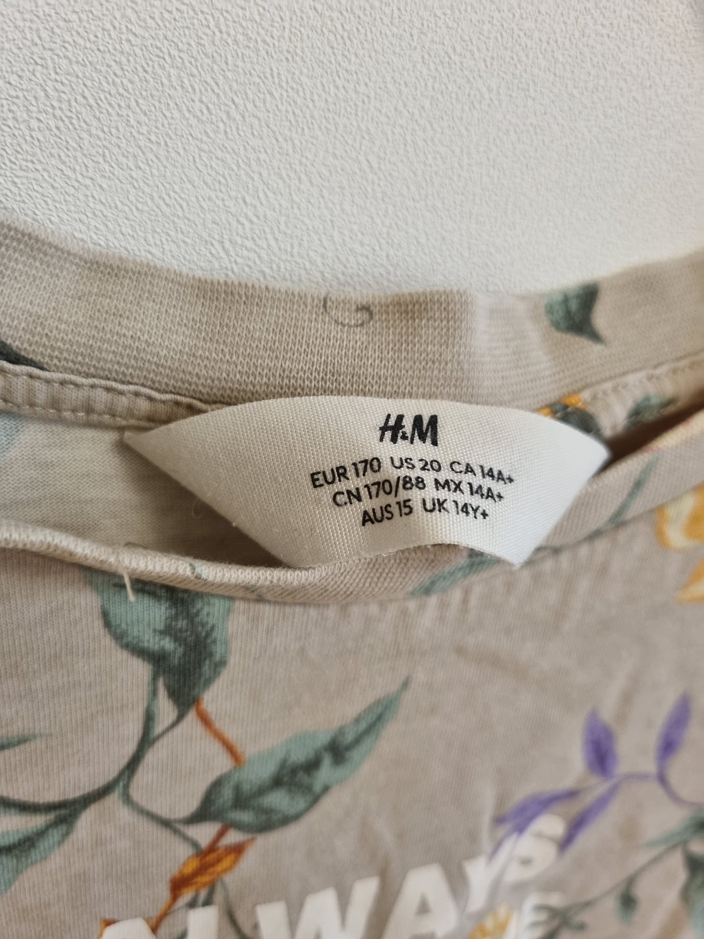 H&M crop top - 170