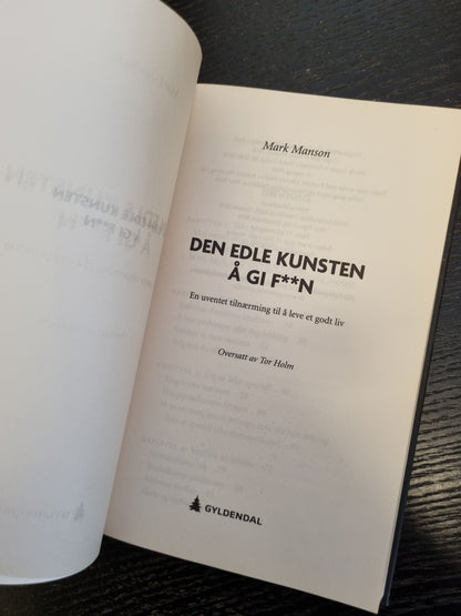 Den edle kunsten å gi f**n – Mark Manson