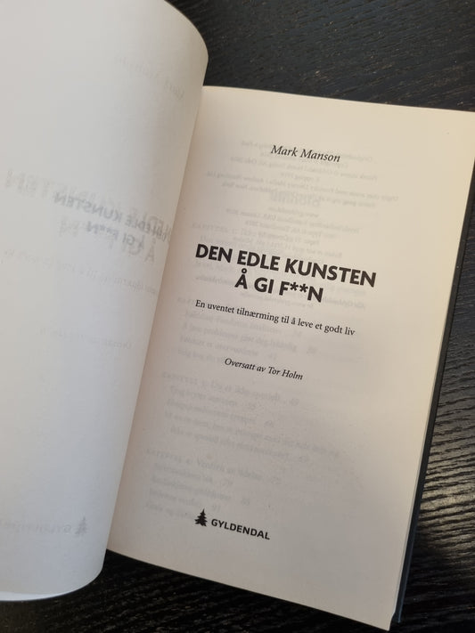 Den edle kunsten å gi f**n – Mark Manson