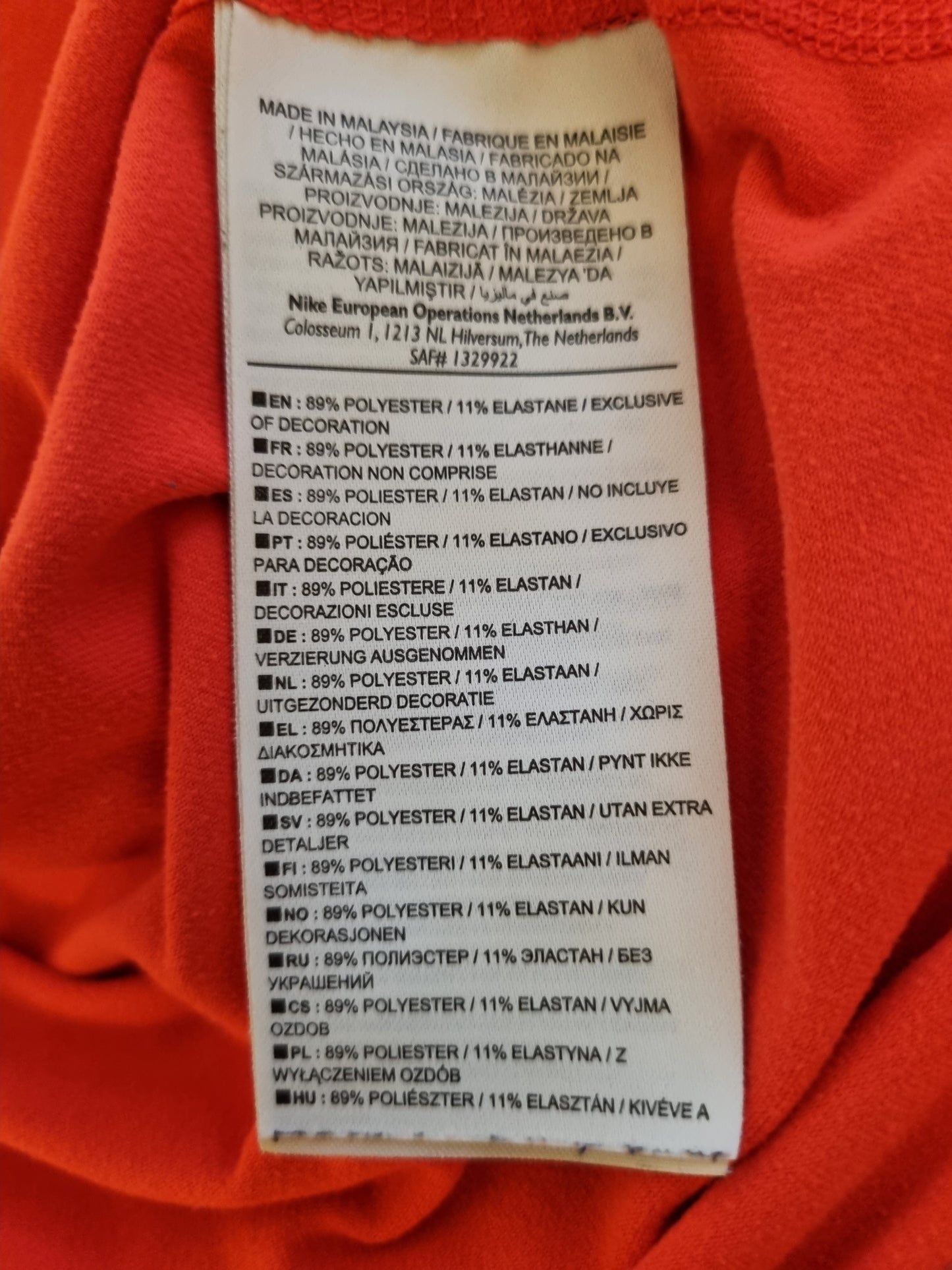 Nike Dri-Fit overdel - XL