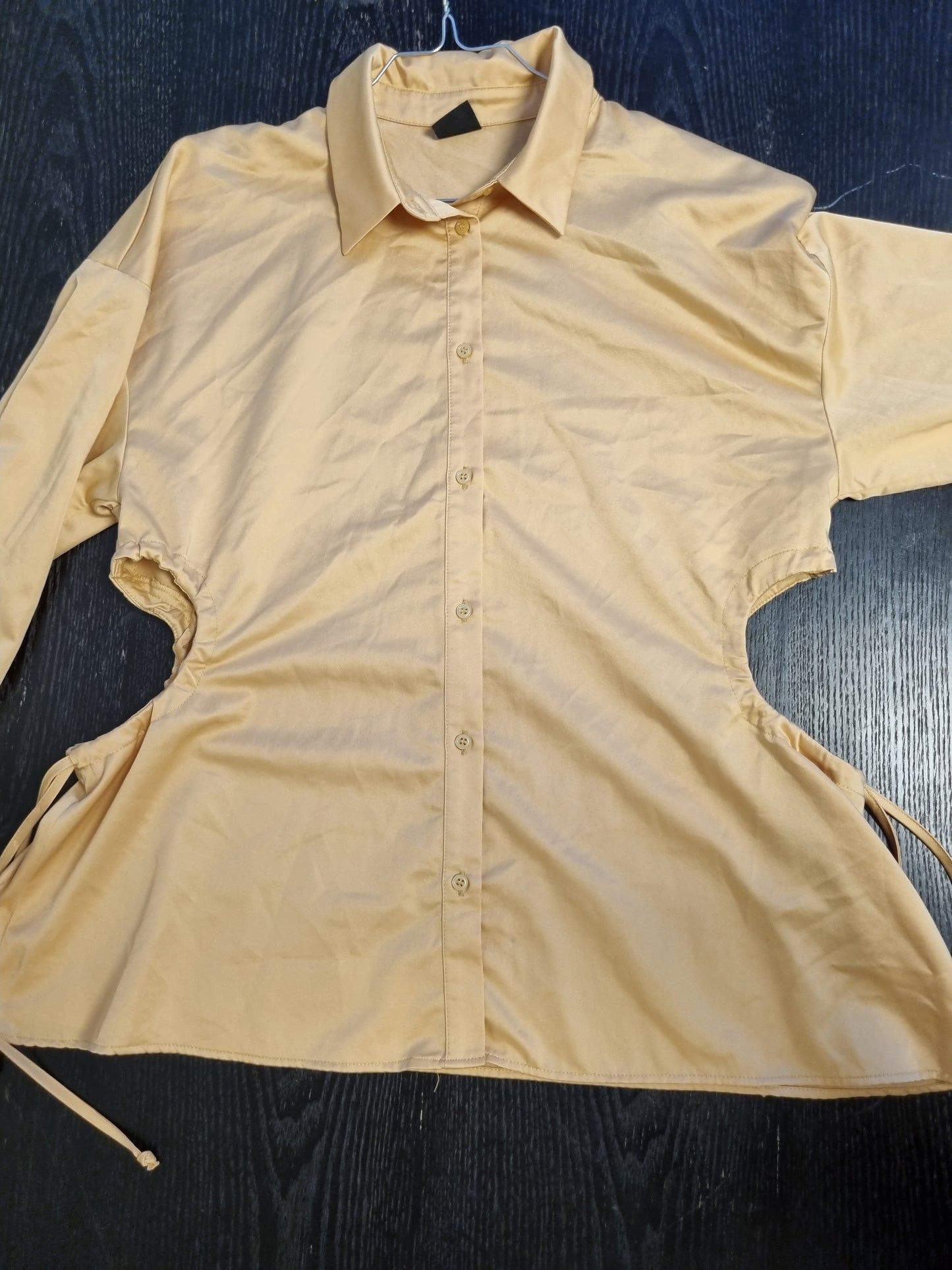 Gina Tricot satengskjorte - S