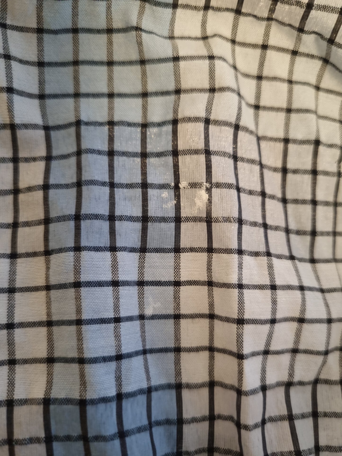 Ganni rutet bluse - M
