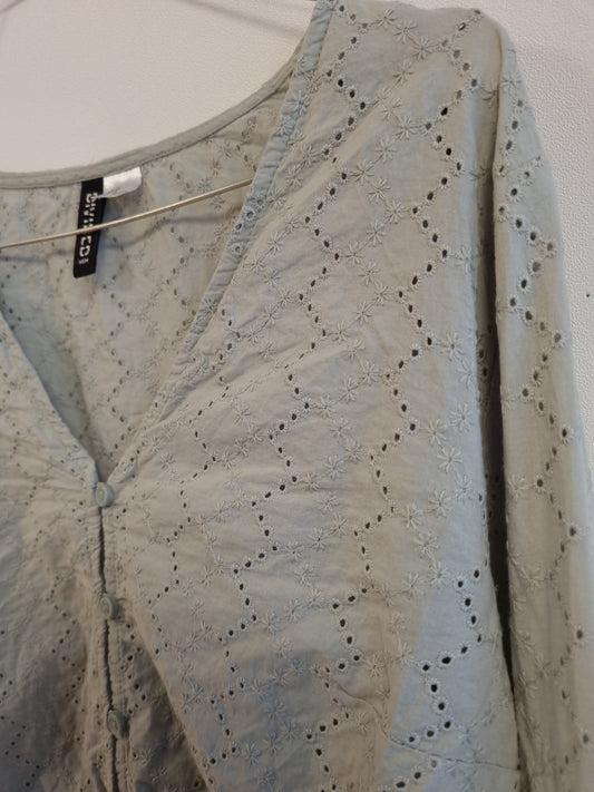 H&M brodert topp - L