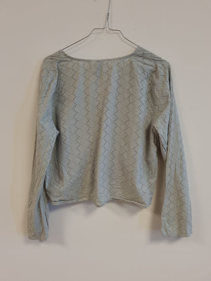 H&M brodert topp - L