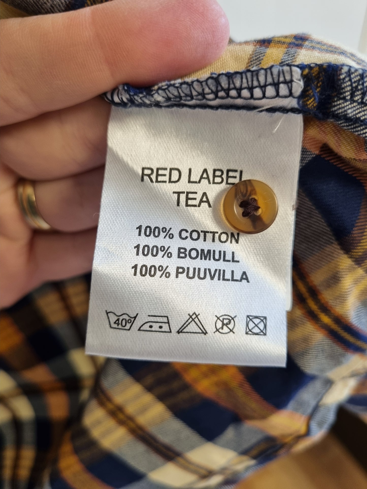 Red Label skjortevest - M