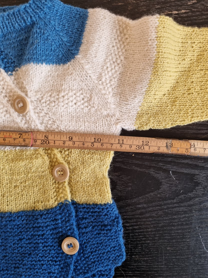 Håndstrikket jakke - 80