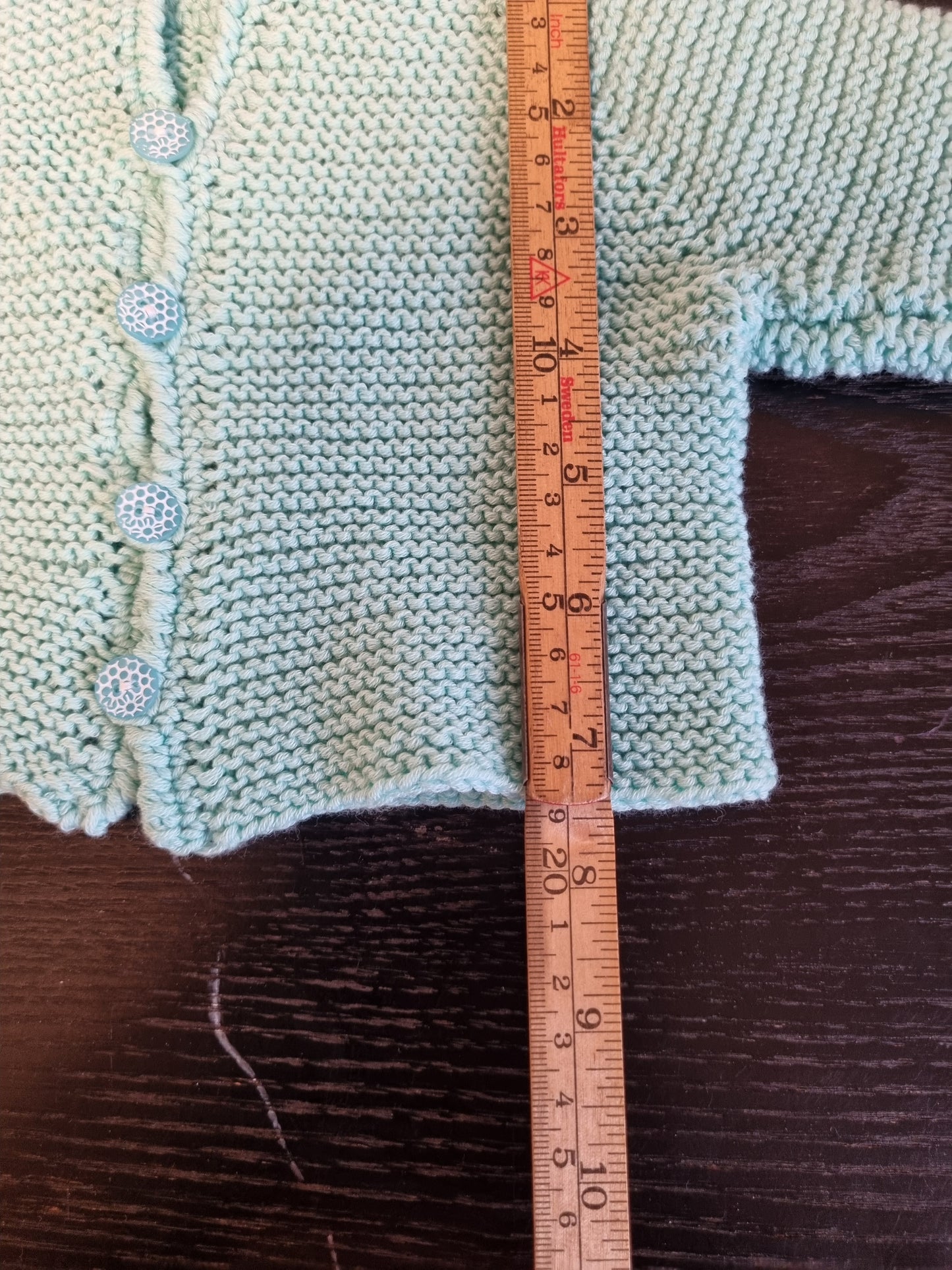 Håndstrikket jakke - 56