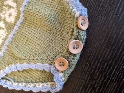 Hjemmestrikket romper - 68