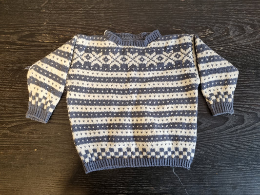 Hjemmestrikket ullgenser - 80