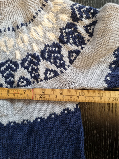 Håndstrikket ulldress - 80
